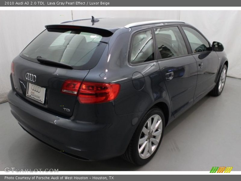 Lava Gray Pearl Effect / Luxor Beige 2010 Audi A3 2.0 TDI