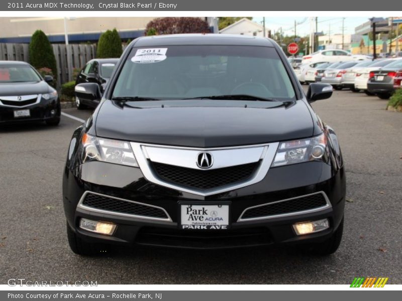 Crystal Black Pearl / Ebony 2011 Acura MDX Technology