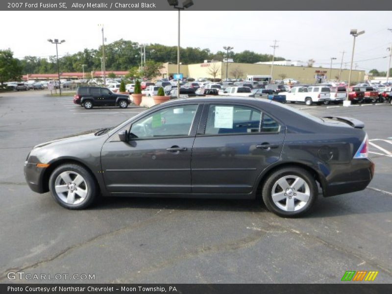 Alloy Metallic / Charcoal Black 2007 Ford Fusion SE