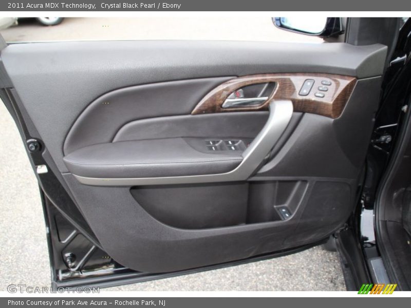 Crystal Black Pearl / Ebony 2011 Acura MDX Technology