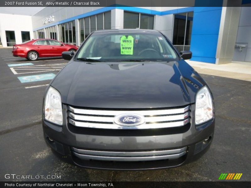 Alloy Metallic / Charcoal Black 2007 Ford Fusion SE