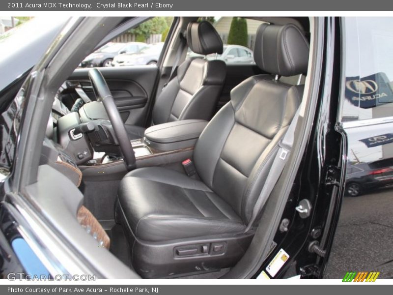 Crystal Black Pearl / Ebony 2011 Acura MDX Technology