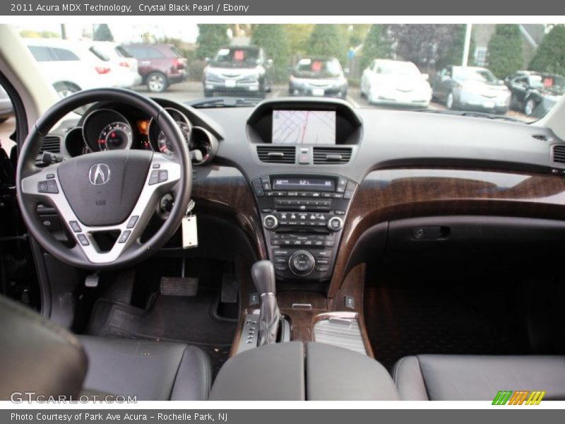 Crystal Black Pearl / Ebony 2011 Acura MDX Technology
