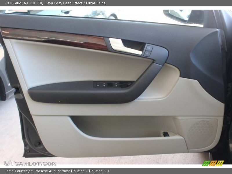 Lava Gray Pearl Effect / Luxor Beige 2010 Audi A3 2.0 TDI