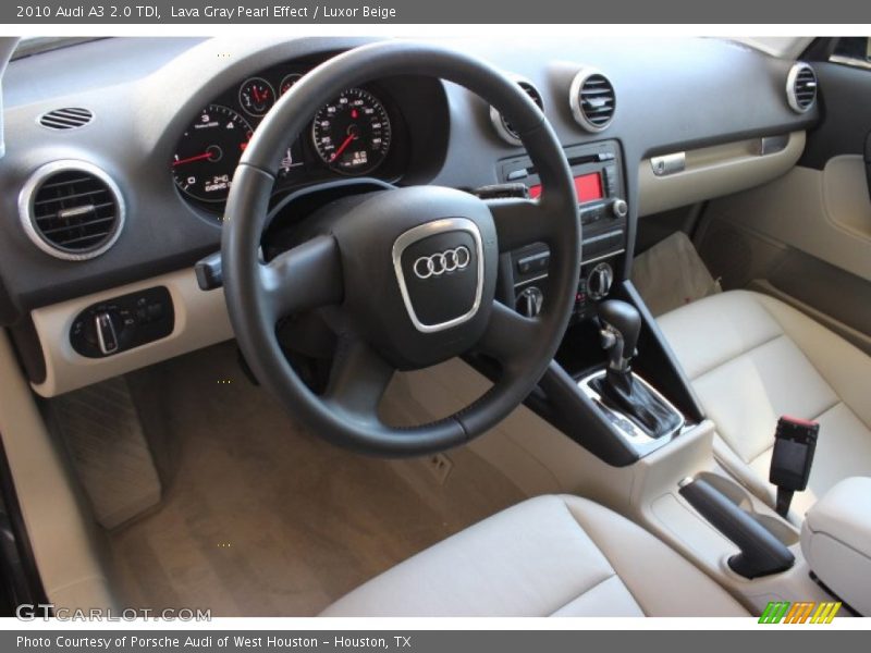 Luxor Beige Interior - 2010 A3 2.0 TDI 