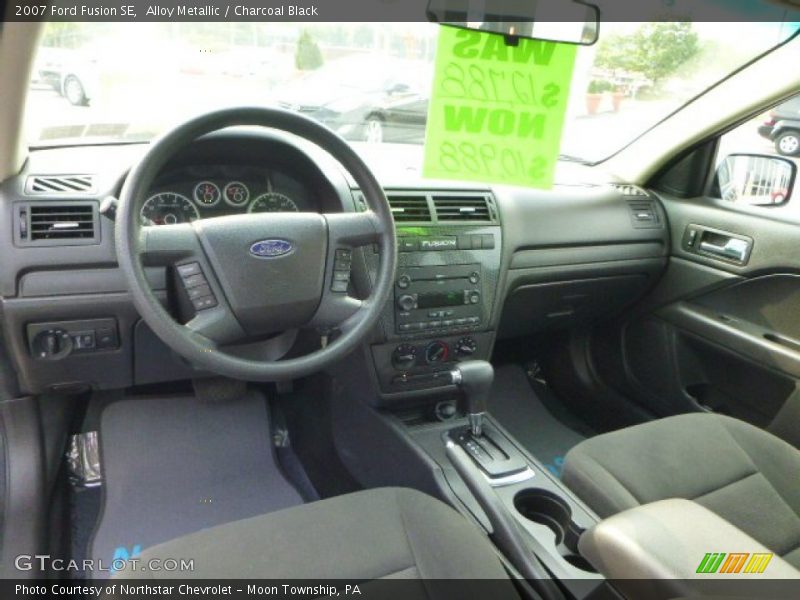  2007 Fusion SE Charcoal Black Interior