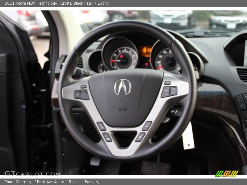 Crystal Black Pearl / Ebony 2011 Acura MDX Technology