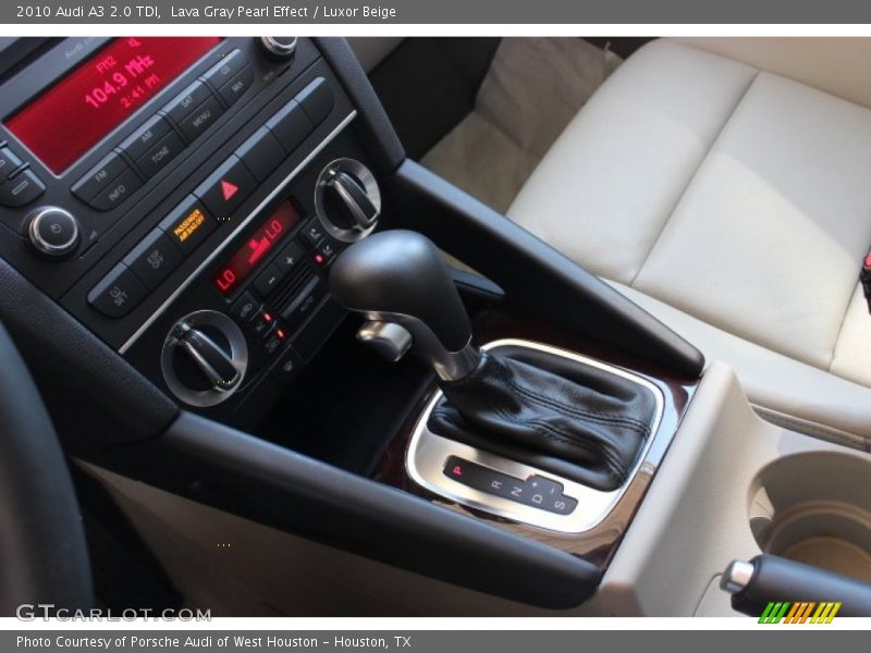 Lava Gray Pearl Effect / Luxor Beige 2010 Audi A3 2.0 TDI