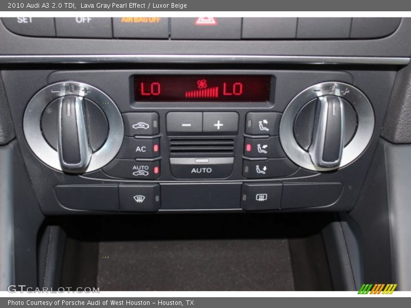 Controls of 2010 A3 2.0 TDI