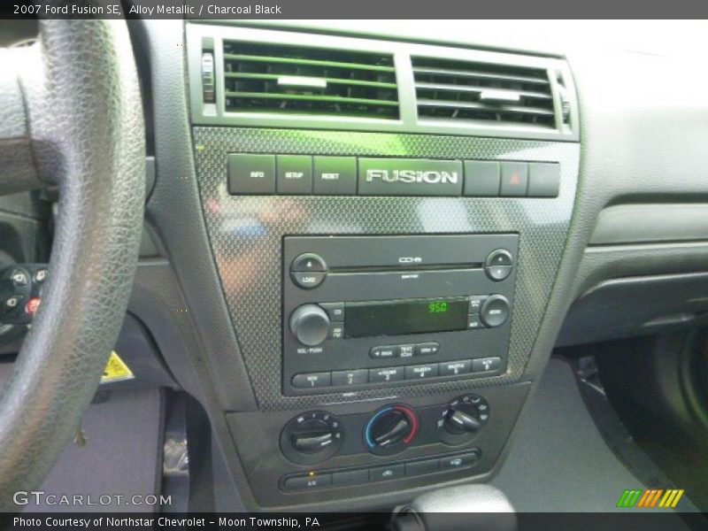 Alloy Metallic / Charcoal Black 2007 Ford Fusion SE