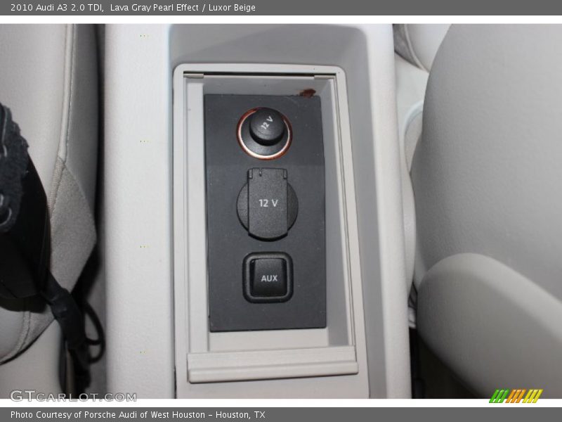Lava Gray Pearl Effect / Luxor Beige 2010 Audi A3 2.0 TDI