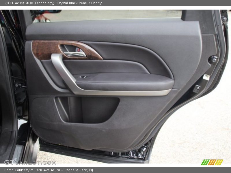 Crystal Black Pearl / Ebony 2011 Acura MDX Technology