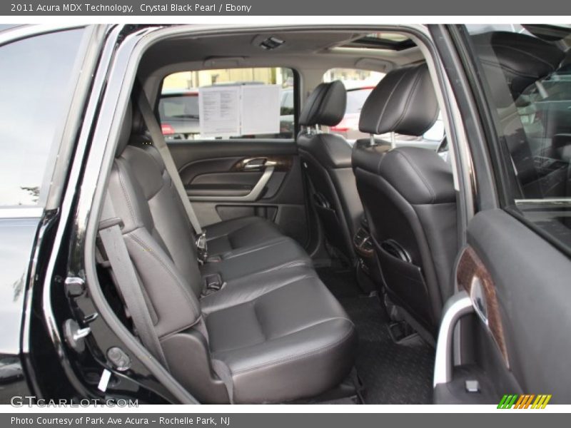 Crystal Black Pearl / Ebony 2011 Acura MDX Technology