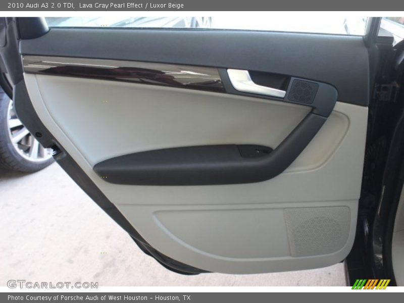 Lava Gray Pearl Effect / Luxor Beige 2010 Audi A3 2.0 TDI