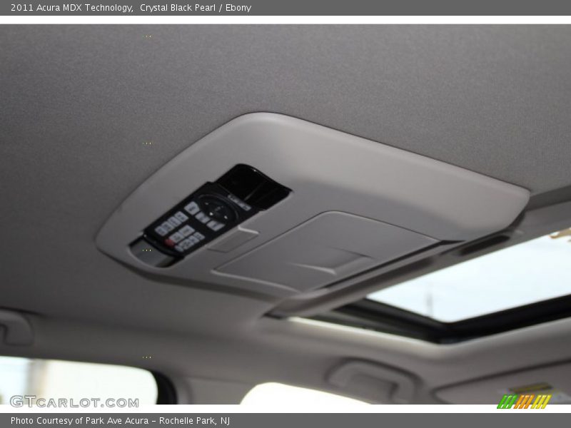 Crystal Black Pearl / Ebony 2011 Acura MDX Technology
