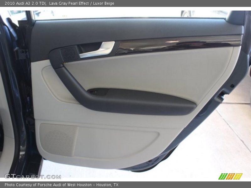 Lava Gray Pearl Effect / Luxor Beige 2010 Audi A3 2.0 TDI
