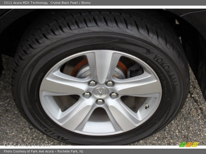 Crystal Black Pearl / Ebony 2011 Acura MDX Technology