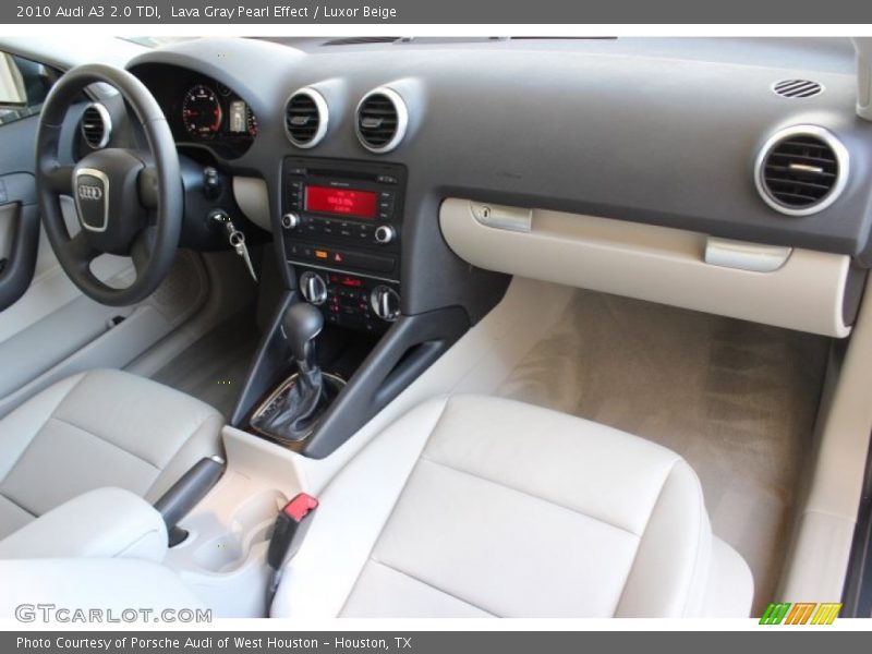 Lava Gray Pearl Effect / Luxor Beige 2010 Audi A3 2.0 TDI