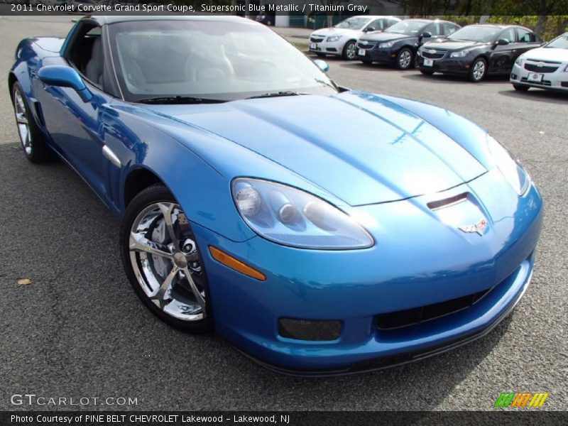 Front 3/4 View of 2011 Corvette Grand Sport Coupe