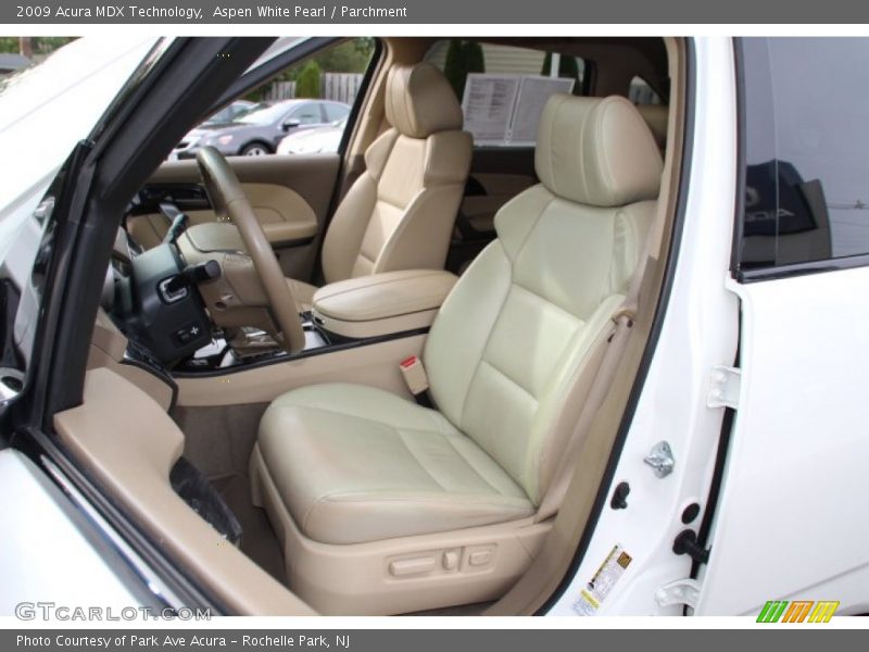 Aspen White Pearl / Parchment 2009 Acura MDX Technology