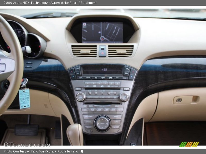 Aspen White Pearl / Parchment 2009 Acura MDX Technology