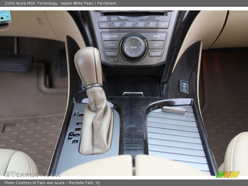 Aspen White Pearl / Parchment 2009 Acura MDX Technology