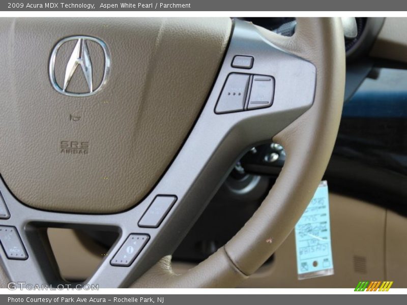 Aspen White Pearl / Parchment 2009 Acura MDX Technology