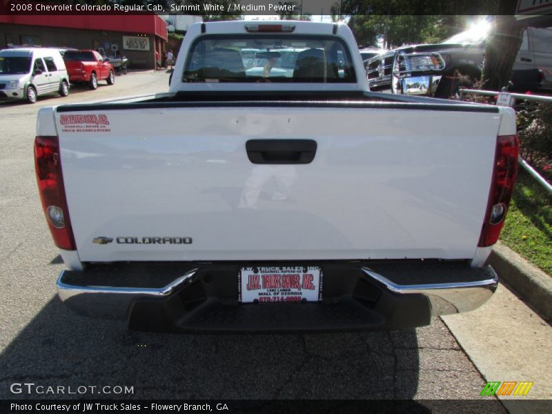 Summit White / Medium Pewter 2008 Chevrolet Colorado Regular Cab
