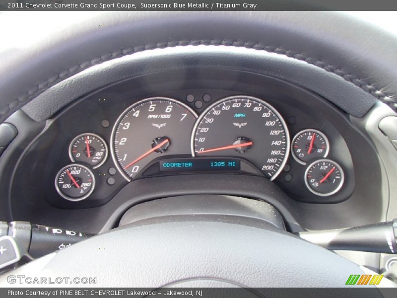  2011 Corvette Grand Sport Coupe Grand Sport Coupe Gauges