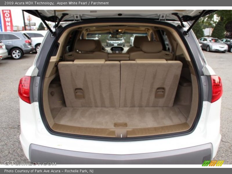 Aspen White Pearl / Parchment 2009 Acura MDX Technology