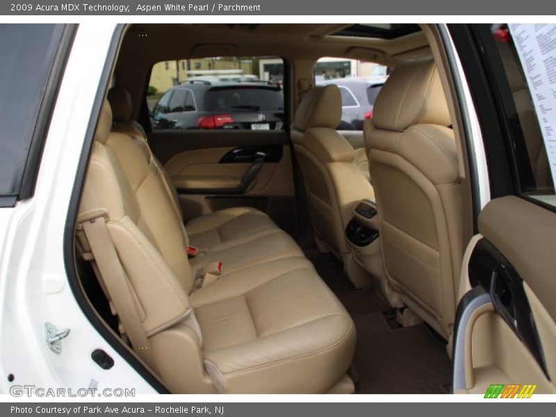 Aspen White Pearl / Parchment 2009 Acura MDX Technology