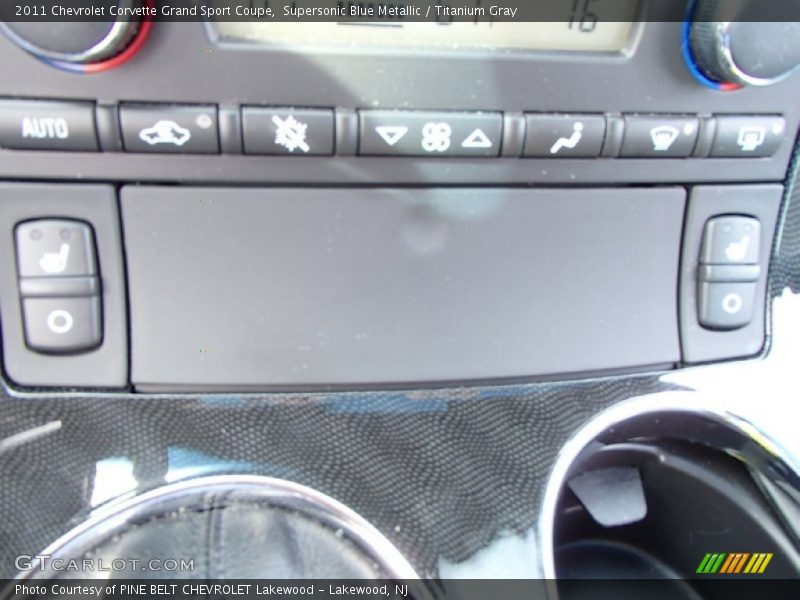 Supersonic Blue Metallic / Titanium Gray 2011 Chevrolet Corvette Grand Sport Coupe