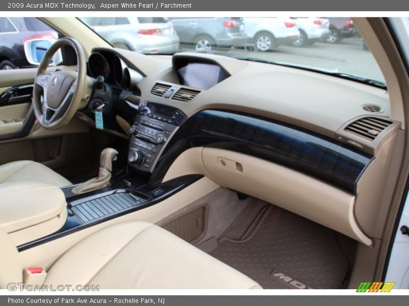 Aspen White Pearl / Parchment 2009 Acura MDX Technology