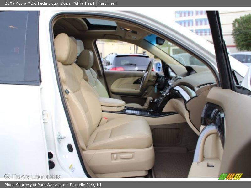 Aspen White Pearl / Parchment 2009 Acura MDX Technology