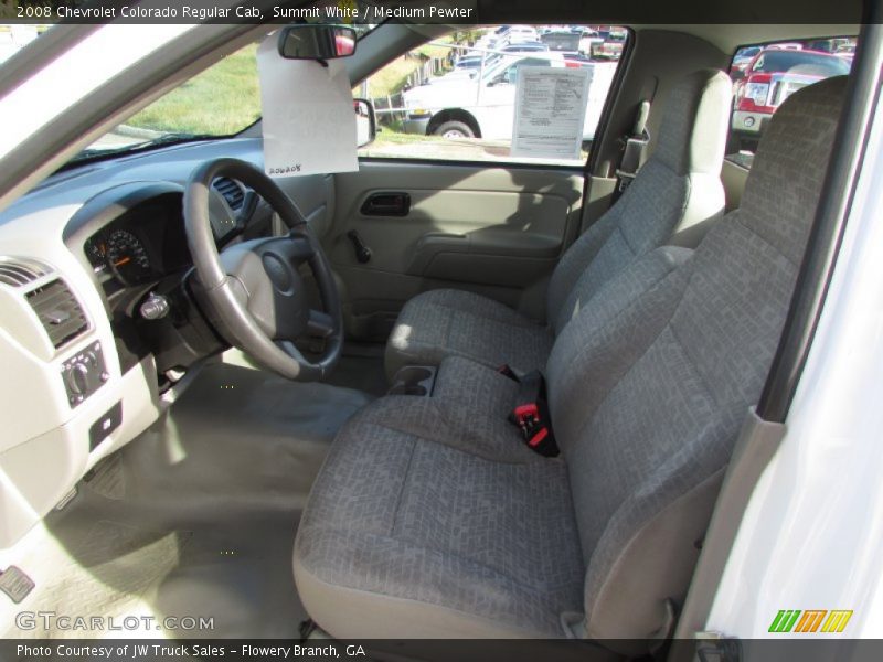 Summit White / Medium Pewter 2008 Chevrolet Colorado Regular Cab