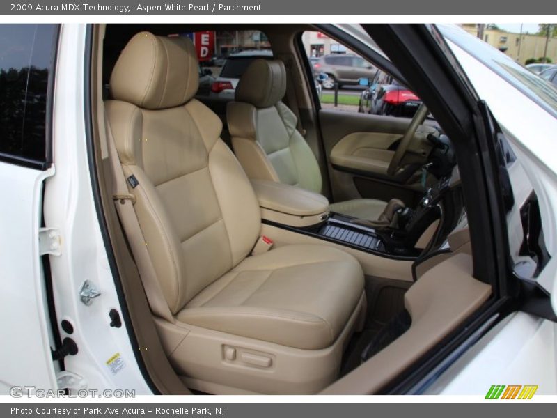 Aspen White Pearl / Parchment 2009 Acura MDX Technology