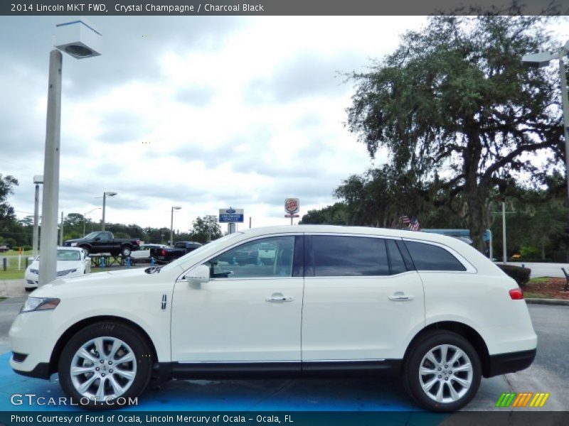 Crystal Champagne / Charcoal Black 2014 Lincoln MKT FWD