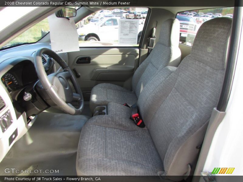 Summit White / Medium Pewter 2008 Chevrolet Colorado Regular Cab