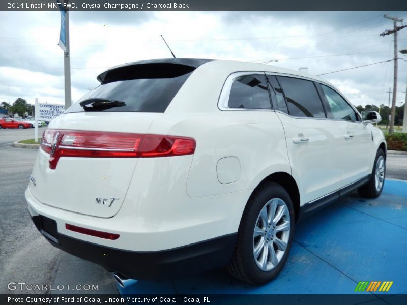 Crystal Champagne / Charcoal Black 2014 Lincoln MKT FWD
