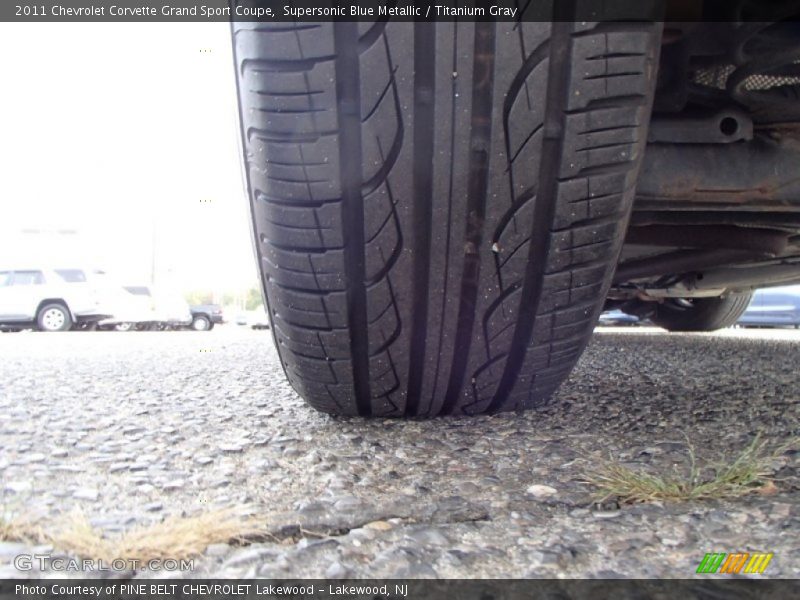 Supersonic Blue Metallic / Titanium Gray 2011 Chevrolet Corvette Grand Sport Coupe