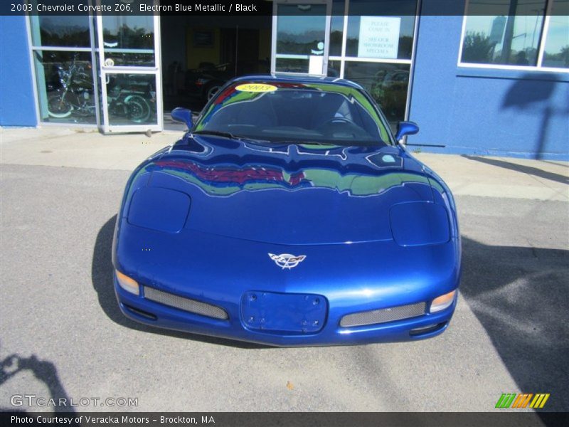 Electron Blue Metallic / Black 2003 Chevrolet Corvette Z06