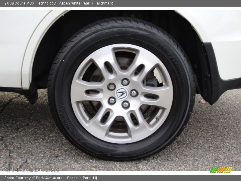Aspen White Pearl / Parchment 2009 Acura MDX Technology