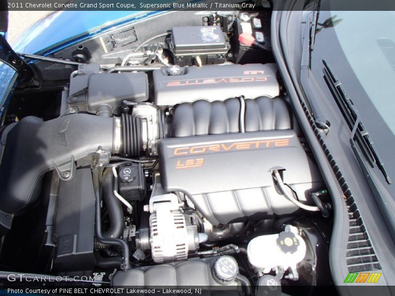  2011 Corvette Grand Sport Coupe Engine - 6.2 Liter OHV 16-Valve LS3 V8