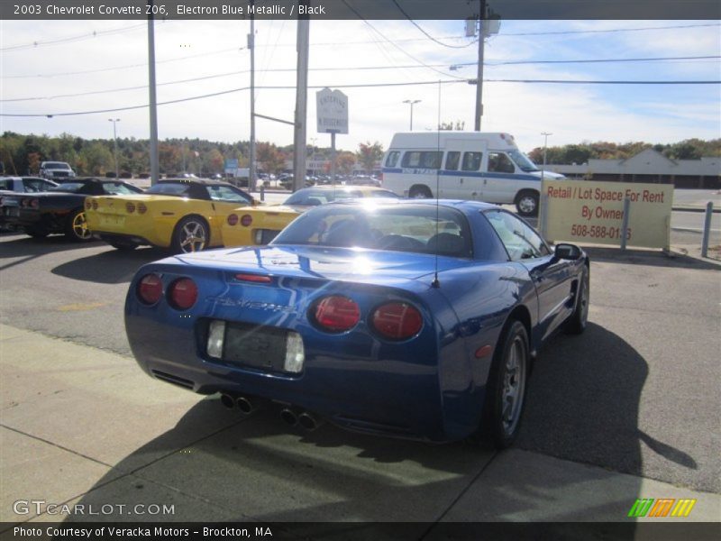 Electron Blue Metallic / Black 2003 Chevrolet Corvette Z06