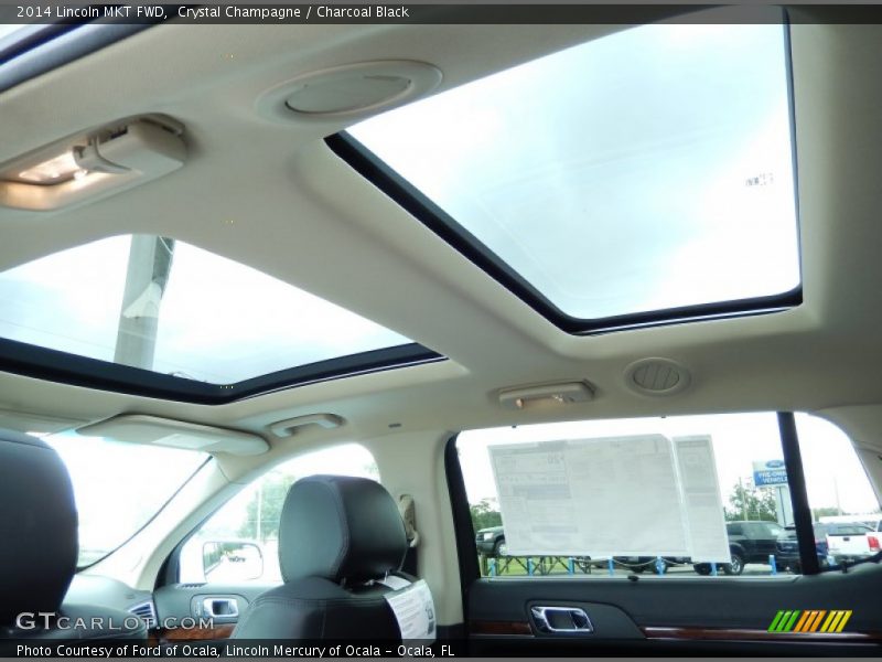 Crystal Champagne / Charcoal Black 2014 Lincoln MKT FWD