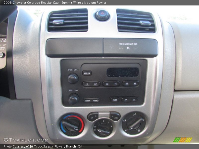 Summit White / Medium Pewter 2008 Chevrolet Colorado Regular Cab