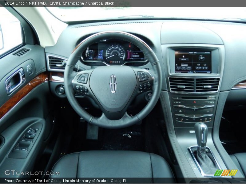 Crystal Champagne / Charcoal Black 2014 Lincoln MKT FWD
