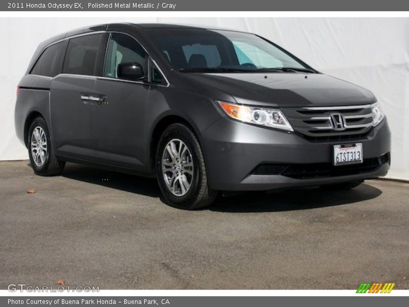 Polished Metal Metallic / Gray 2011 Honda Odyssey EX