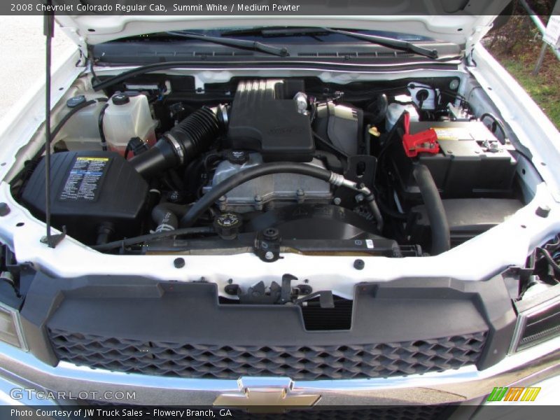 Summit White / Medium Pewter 2008 Chevrolet Colorado Regular Cab