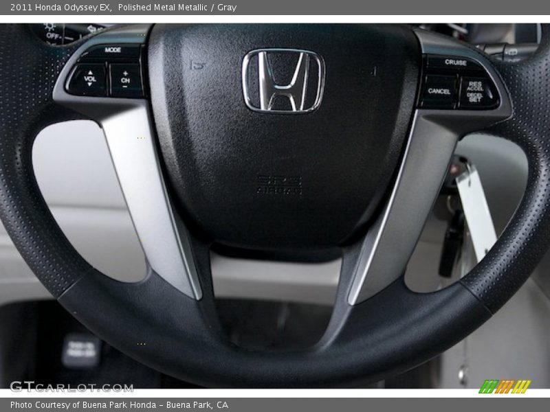 Polished Metal Metallic / Gray 2011 Honda Odyssey EX